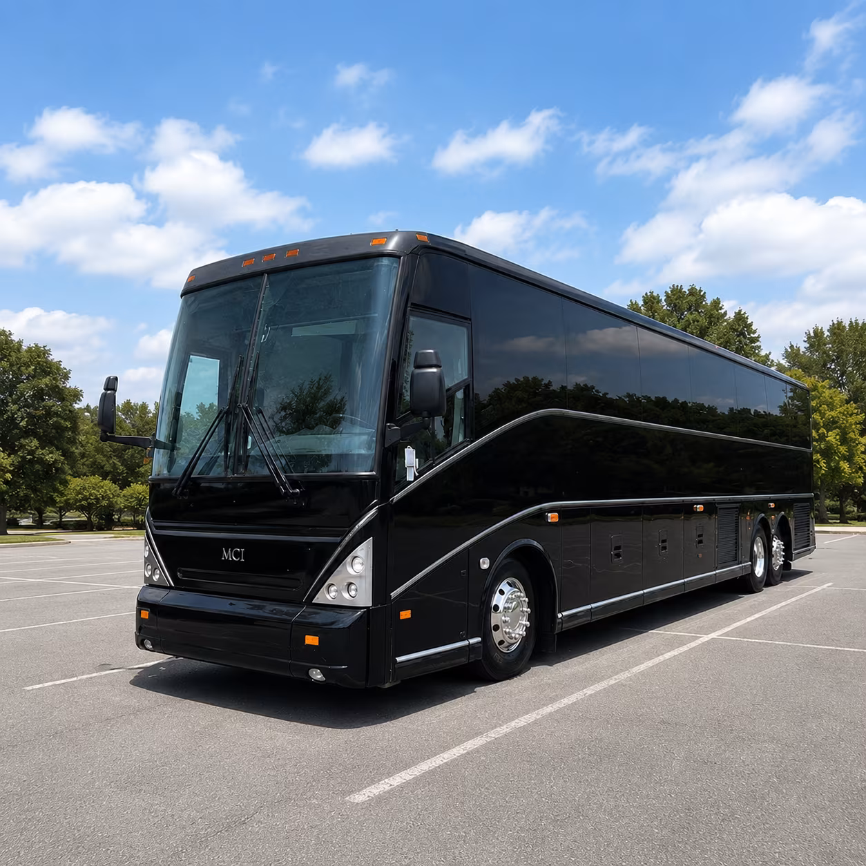 stonecrest charter bus rental exterior