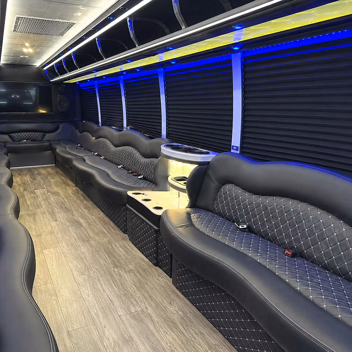 stonecrest party bus rental interior