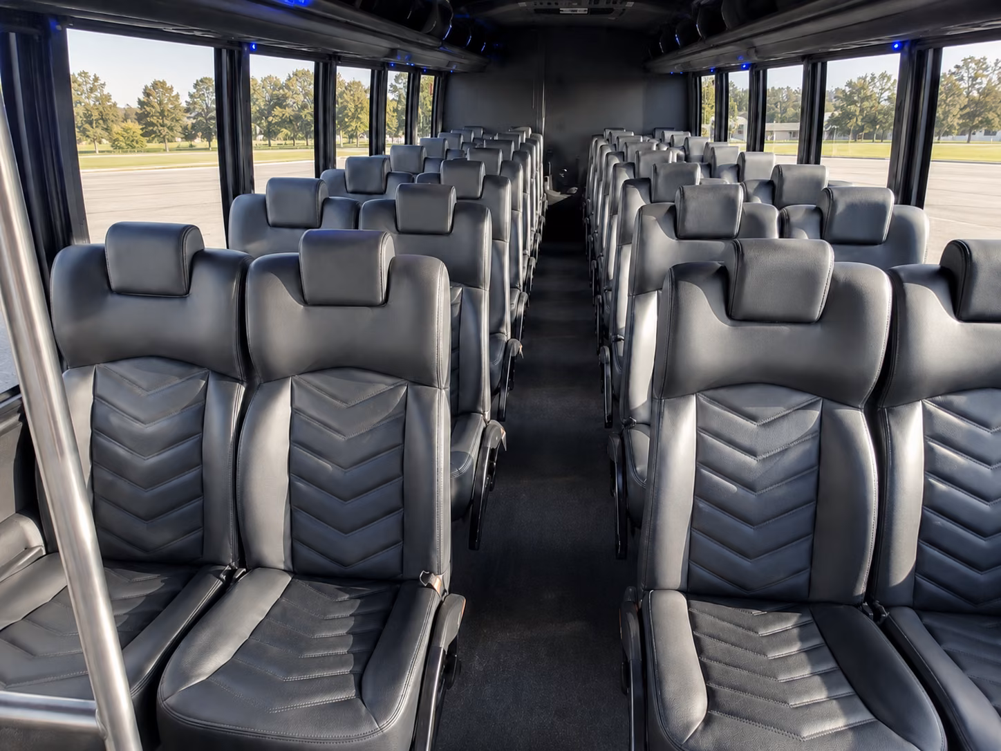 stonecrest sporting event transportation onboard seating