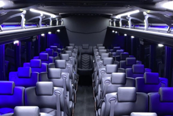 Stonecrest Charter Bus Interior