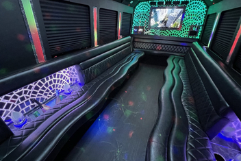 Stonecrest Limo Bus Interior